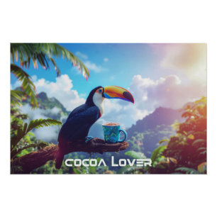 COCOA LOVER - TOUCAN POSTER