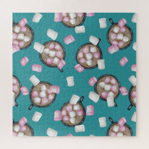 Cocoa marshmallows hot chocolate candy winter   jigsaw puzzle