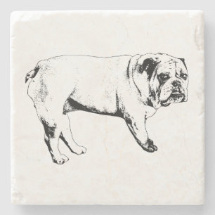 Cocoa Night Bulldog Coasters