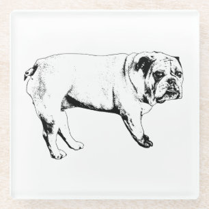 Cocoa Night Bulldog Coasters