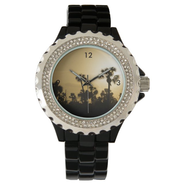Cocoa Palm Silhouette Watch (Front)