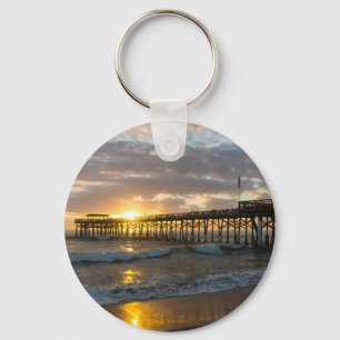 Cocoa Pier 1st Sunrise 2017 Key Ring