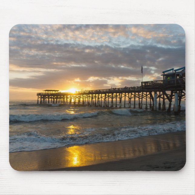 Cocoa Pier 1st Sunrise 2017 Mouse Pad (Front)