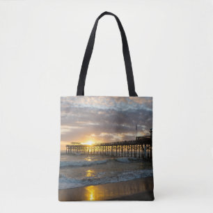 Cocoa Pier 1st Sunrise 2017 Tote Bag
