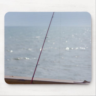 Cocoa Pier Fishing Mouse Pad