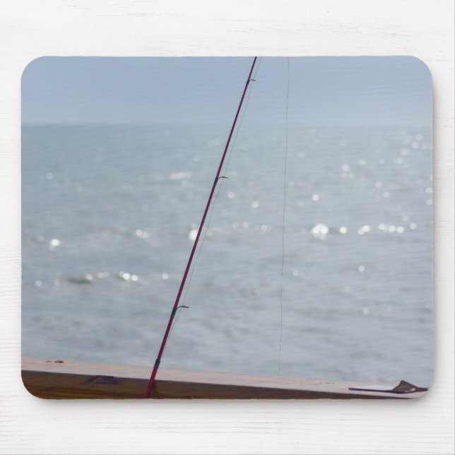 Cocoa Pier Fishing Mouse Pad (Front)