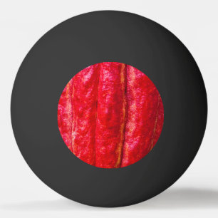 cocoa pod red ping pong ball