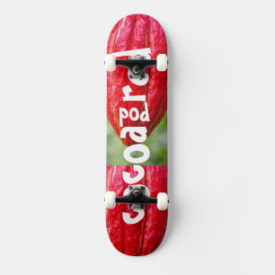 cocoa pod red skateboard