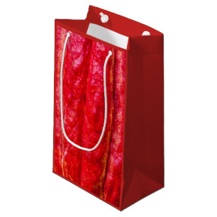cocoa pod red small gift bag