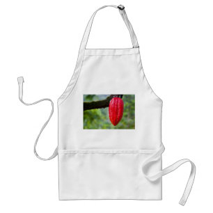 cocoa pod red standard apron
