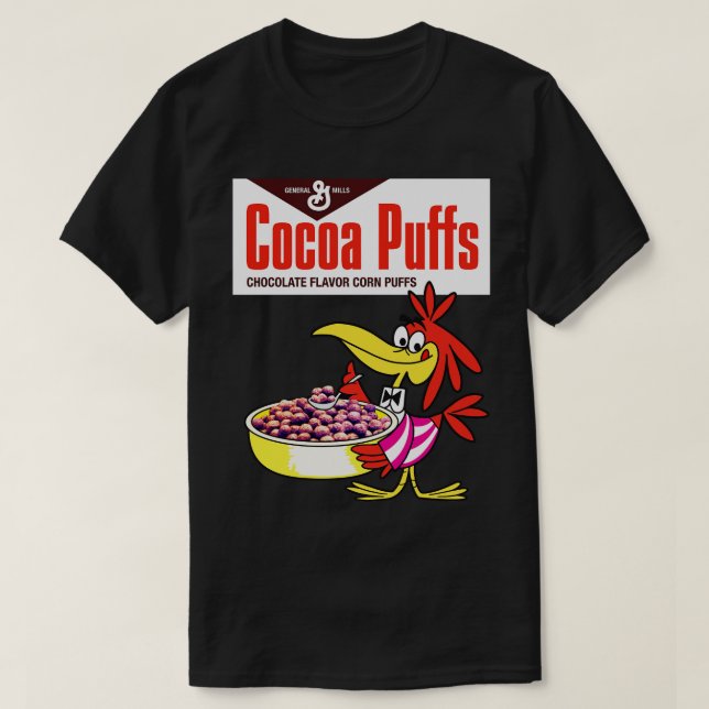 Cocoa Puffs Cereal T-Shirt (Design Front)
