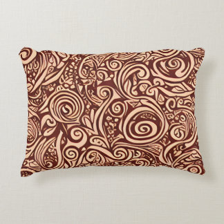 Cocoa Swirl Accent Pillow