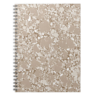 Cocoa Vein Marble Notebook