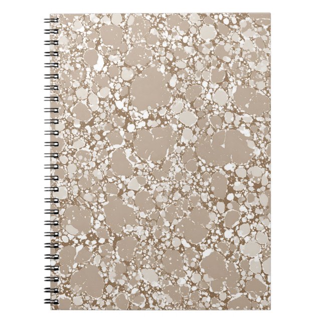 Cocoa Vein Marble Notebook (Front)