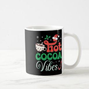 Cocoa Vibes With Candy Cane Funny Christmas Holida Coffee Mug