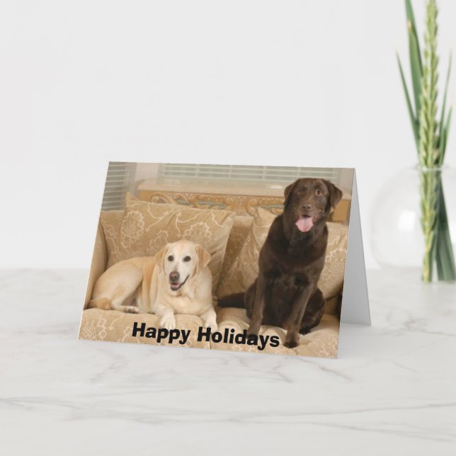CocoAmber, Happy Holidays Holiday Card (Front)