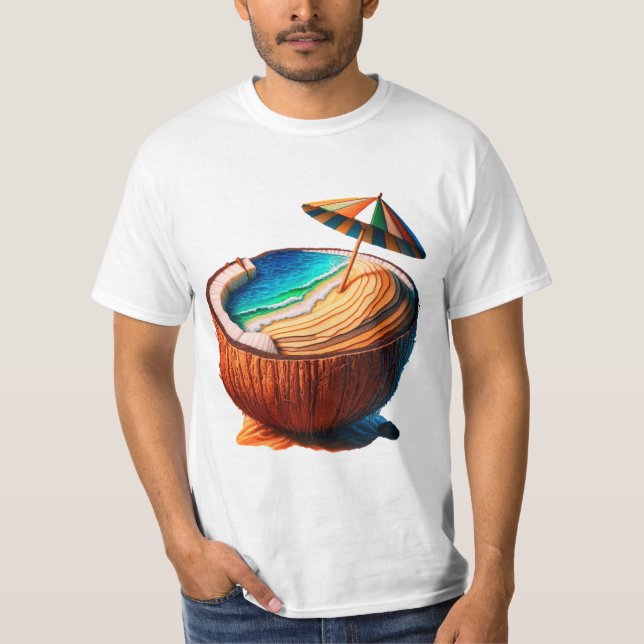 Cocoanut beach T-Shirt (Front)