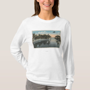 Cocoanut Grove, FL - Curtis James Estate Canal T-Shirt