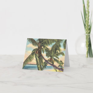 Cocoanut Palms Note Card