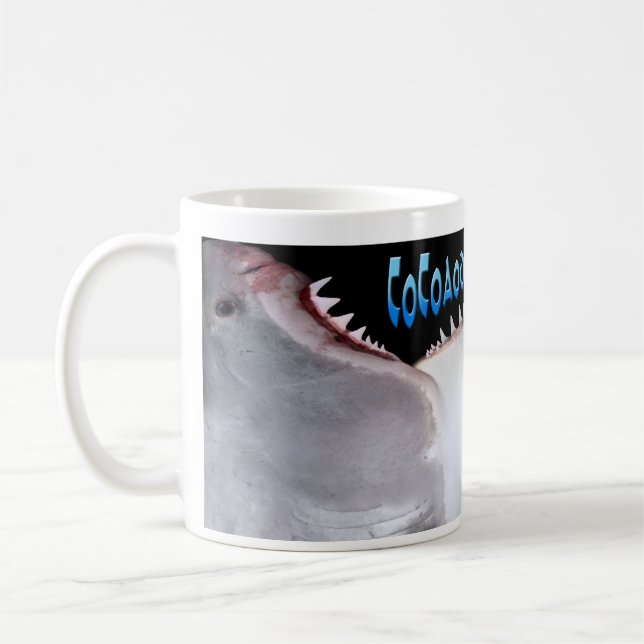 CoCoaodon Carcharias Shark Mug - Blue (Left)