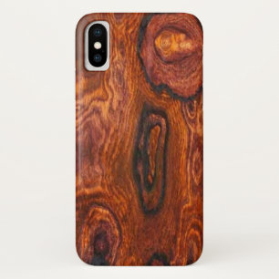 Cocobolo (wood) Finish iPhone X Case
