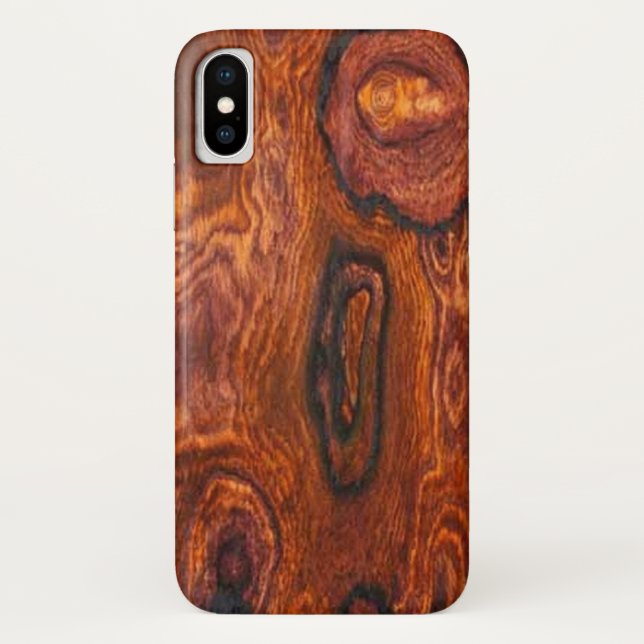 Cocobolo (wood) Finish Case-Mate iPhone Case (Back)