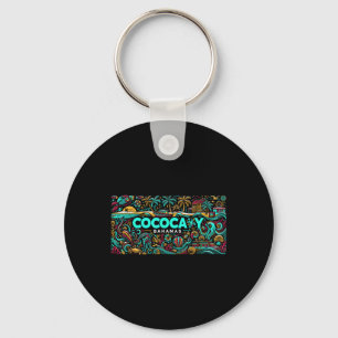 Cococay Beach Bahamas Travel Summer Family Vacatio Key Ring