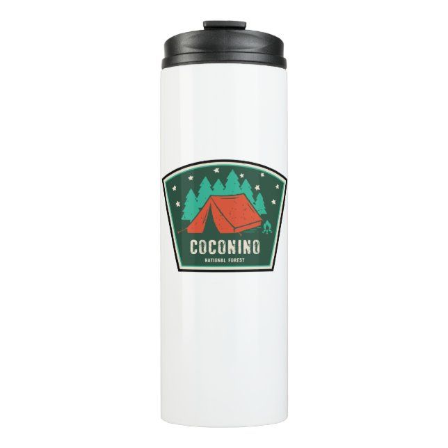 Coconino National Forest Camping Thermal Tumbler (Front)