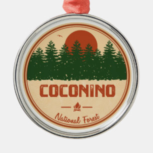 Coconino National Forest Metal Ornament