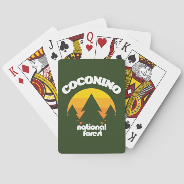 Coconino National Forest Playing Cards (Back)