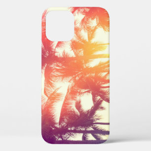 Coconut Beach: Vintage Tropical Warmth. iPhone 12 Case