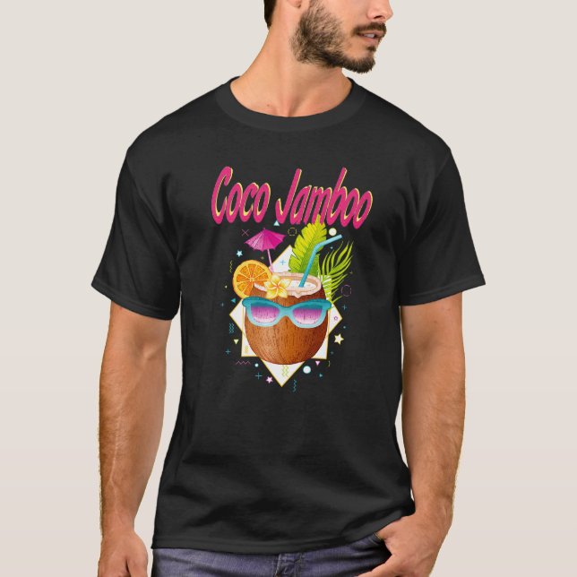 Coconut Colorful  Illustration T-Shirt (Front)