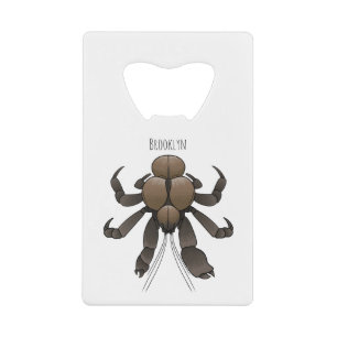 Coconut crab cartoon illustration