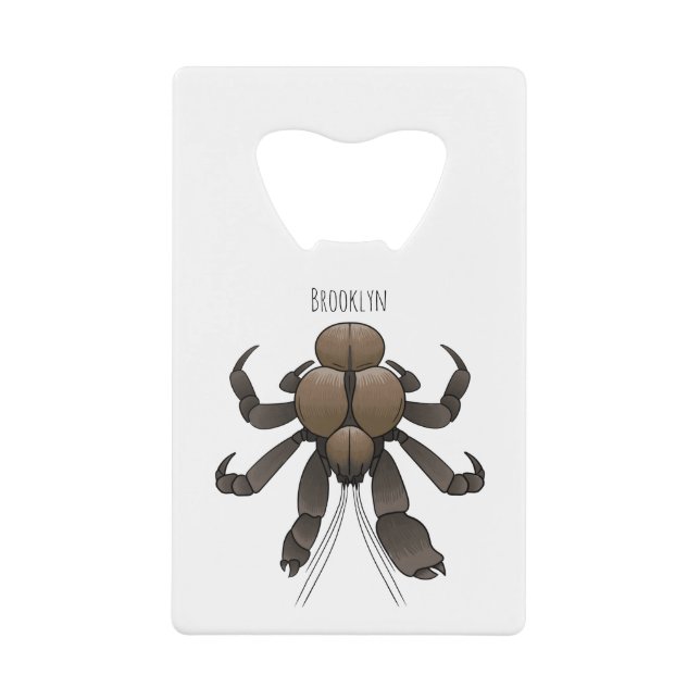 Coconut crab cartoon illustration (Front)
