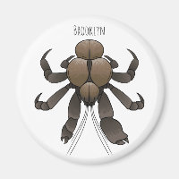 Coconut crab cartoon illustration