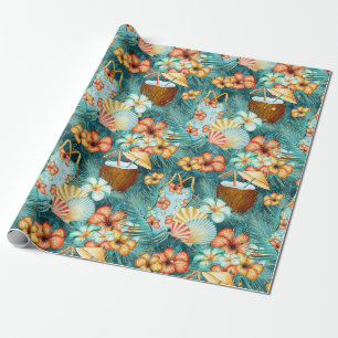 Coconut Drinks Wrapping Paper