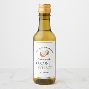 Coconut Extract Label