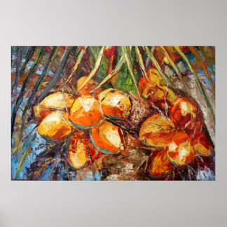 Coconut Gold Poster