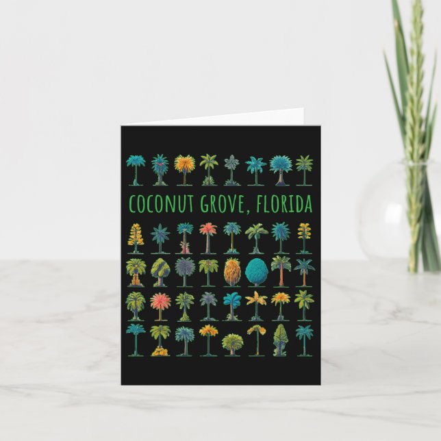 Coconut Grove Florida  Card (Front)