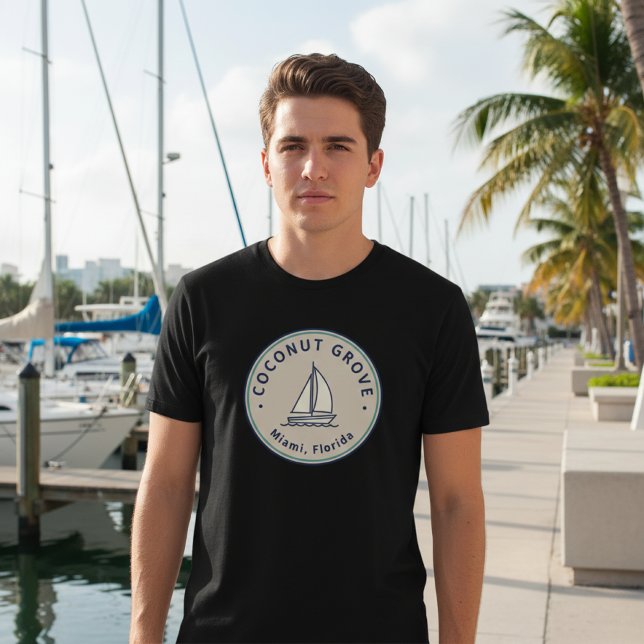 Coconut Grove Miami Coastal Neighborhood Pride T-Shirt (Creator Uploaded)