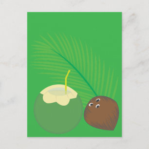 Coconut Juice Postcard