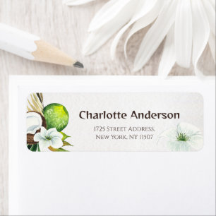 Coconut lime Return Address Label