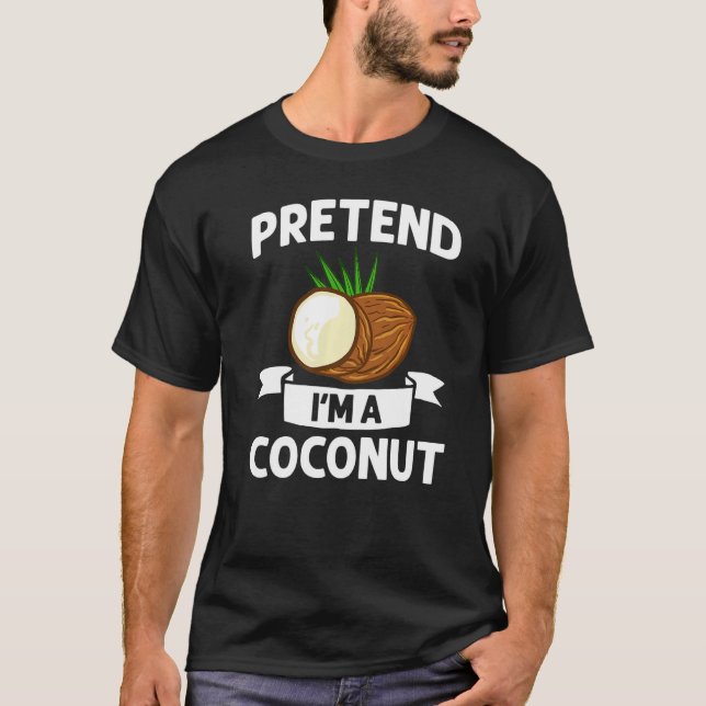 Coconut Milk Oil Water Cream Tree Fruit Palm Butte T-Shirt (Front)