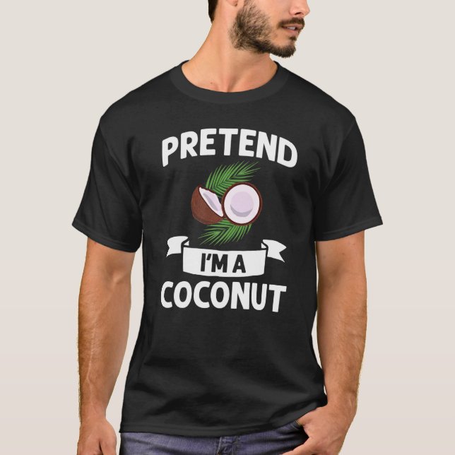 Coconut Milk Oil Water Cream Tree Fruit Palm Butte T-Shirt (Front)