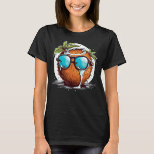 Coconut Milk with funny Sunglasses T-Shirt