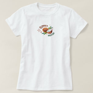 coconut minimal tropical aesthetic summer T-Shirt