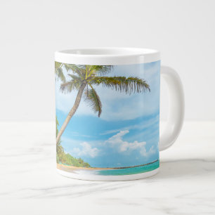 Coconut Palm, Mirissa Beach Sri Lanka Large Coffee Mug