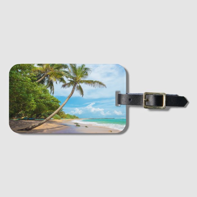 Coconut Palm, Mirissa Beach | Sri Lanka Luggage Tag (Front Horizontal)