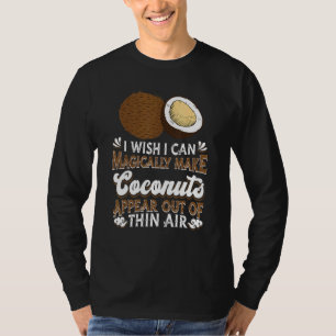 Coconut Palm Tree  Summer Beach Tropical Fruit Coc T-Shirt