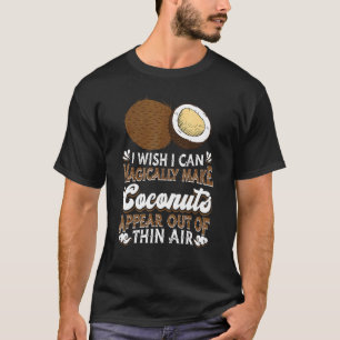 Coconut Palm Tree Summer Beach Tropical Fruit Coc T-Shirt